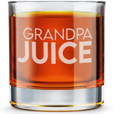 Grandpa Juice - Engraved Old Fashioned Whiskey Glass